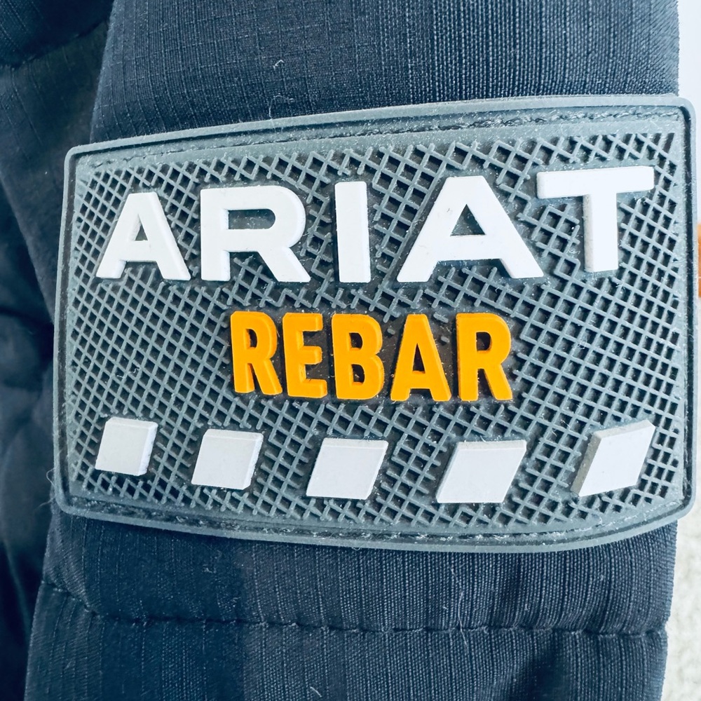 Ariat Men's Rebar Cordura Ripstop Insulated Shirt Jacket L - Picture 6 of 10